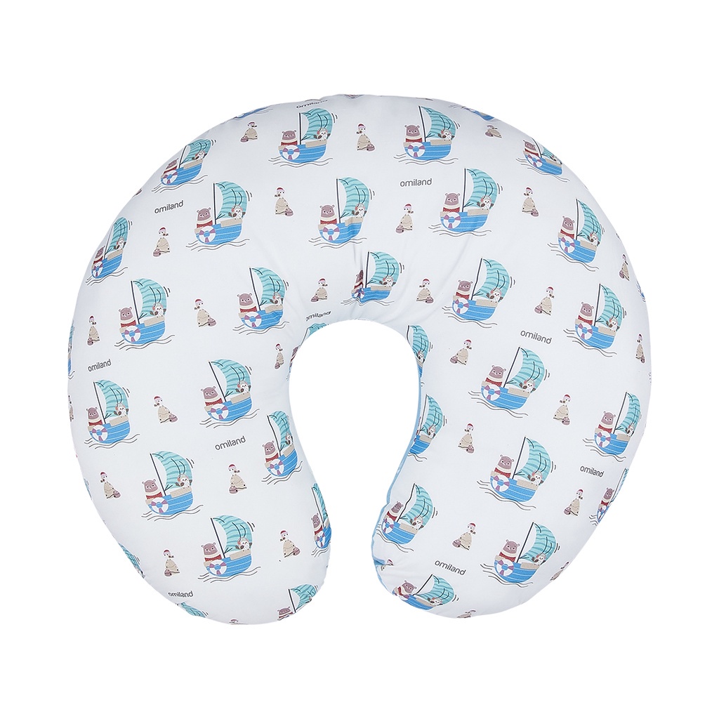 Omiland Bantal Menyusui Omiland Bulat + Bantal Peang Sailor Series - ALD