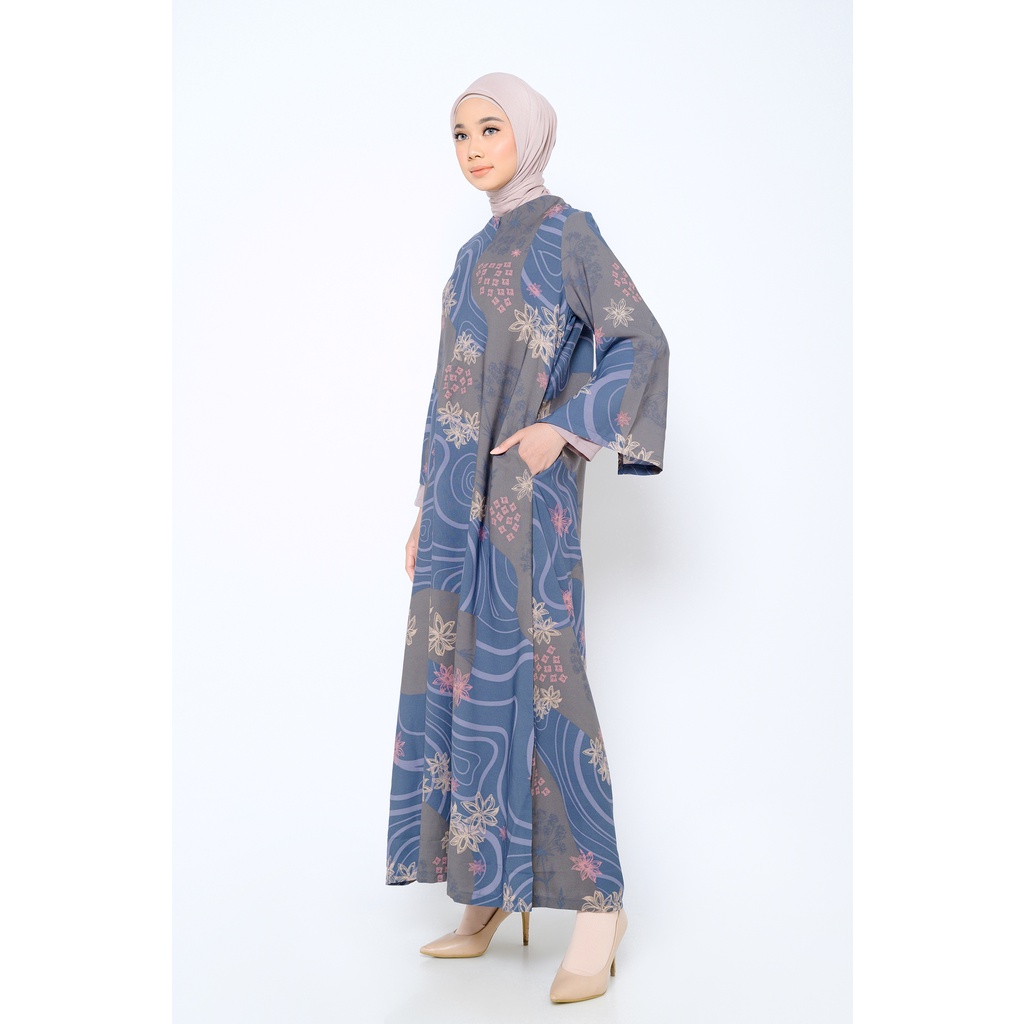 ZM Zaskia Mecca - Luny Navy Gamis - Jelita Indonesia - Edisi Maluku-Size L