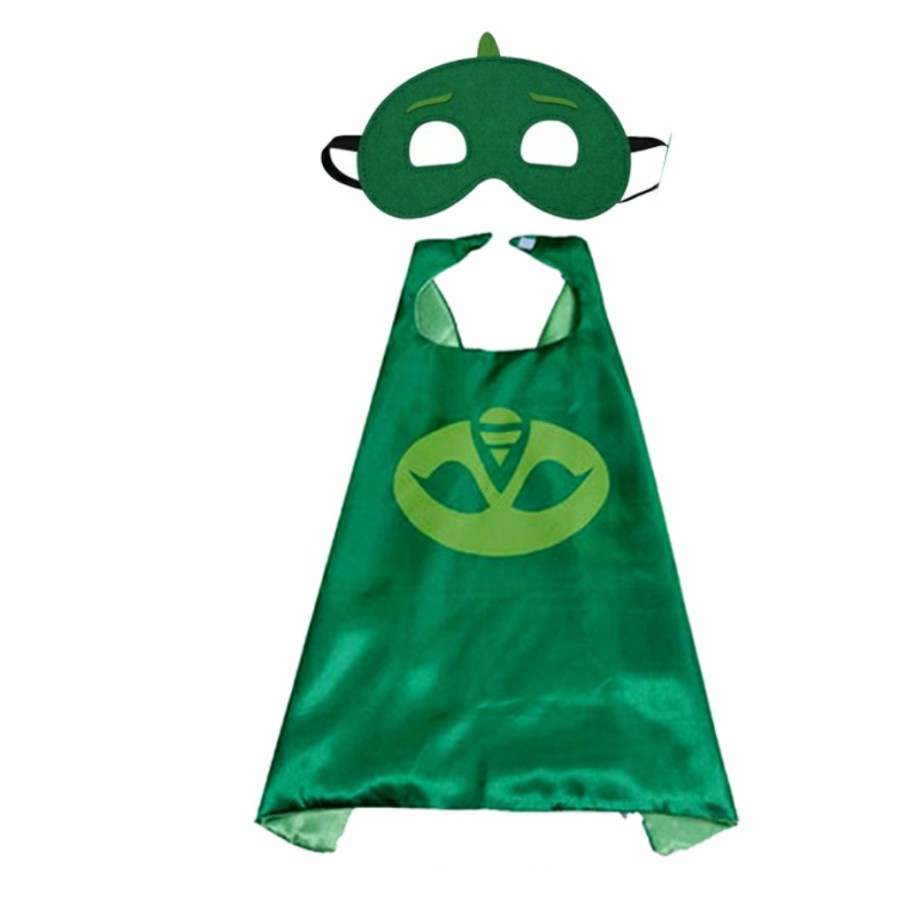 PJ Mask Cape PJMask Costume Catbot Gekko Owlette Kostum anak