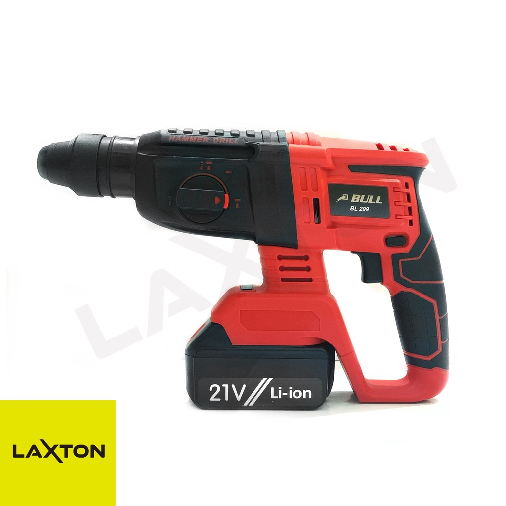 MESIN BOR BOBOK PALU BATERAI CORDLESS ROTARY HAMMER BULL BL299