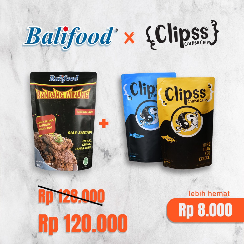 

Clipss x Balifood (Paket Rendang)