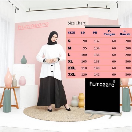 Gamis Seragam Kerja ASN Pemda Toyobo Hitam Putih
