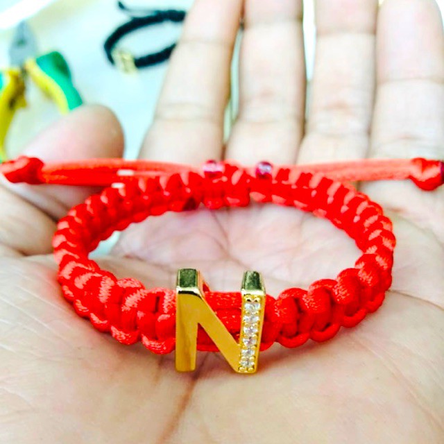 Gelang inisial alphabet gelang huruf