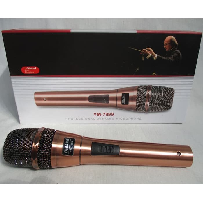 Mic Microphone Vocal Indonesian idol YAMAHA YM-7999/Mic Kabel Vocal