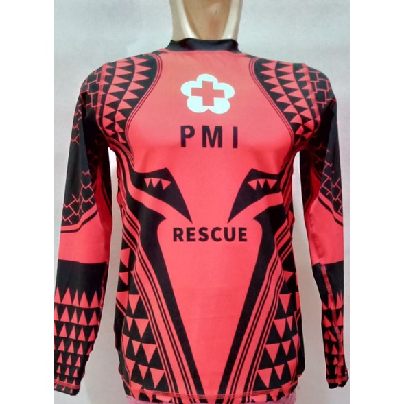 KAOS JERSEY FULL PRINT PMI (Bahan polyamide)