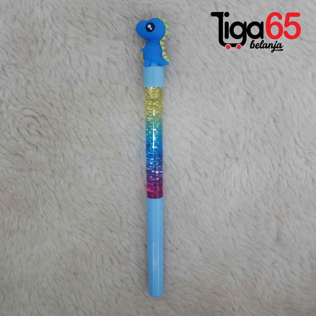 365 GEL PEN #41154 Pulpen Gel Glitter Bahan Plastik Karakter