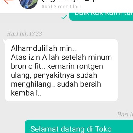 Obat ParuParu Nafas Sesak Tbc Gurah Paru Basah Asma Batuk Berdahak Berdarah Kering Bronkitis Gangguan Pernafasan Ampuh Herbal Bron C Fit Naturindo COD-1