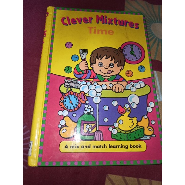 Buku cerita anak - Broadbook MIX MATCH Book berbahasa inggris - CLEVER MIXTURES TIME (U3+) (preloved