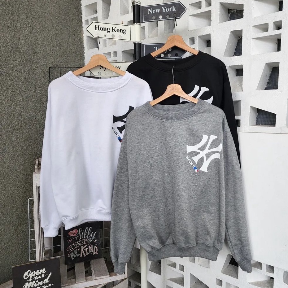 Sweatshirt NYCH Bahan Pleece Korean Style Terbaru