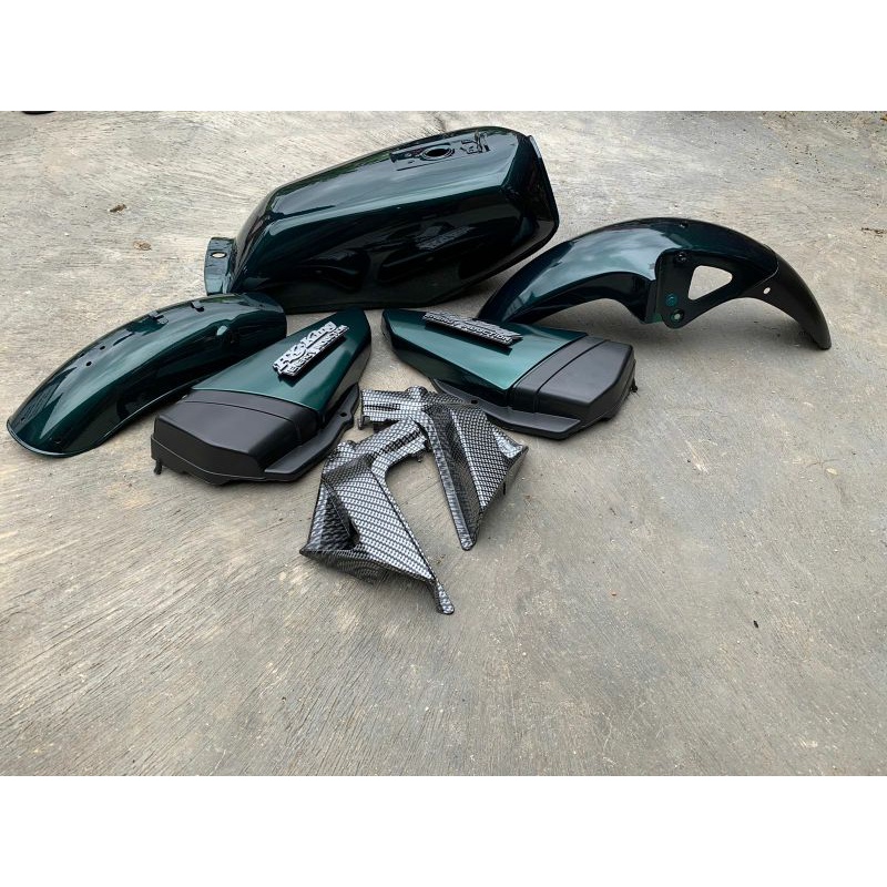 Body full set RX KING tahun 2002 hijau botol pnp RX SPESIAL