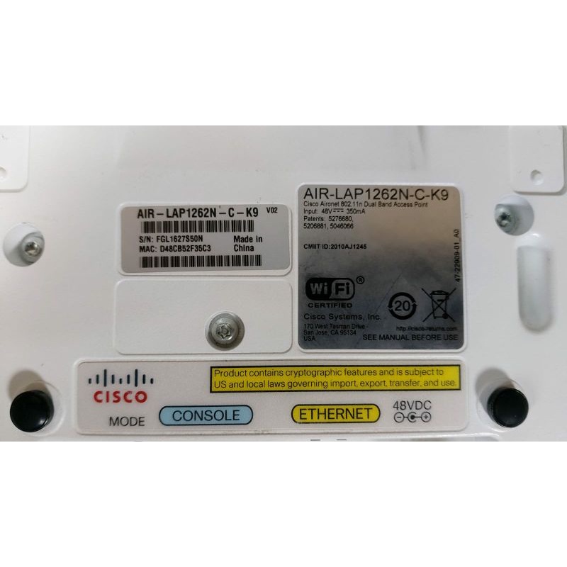 Cisco AIR-LAP1262N-E-K9 V02 Murah Bergaransi