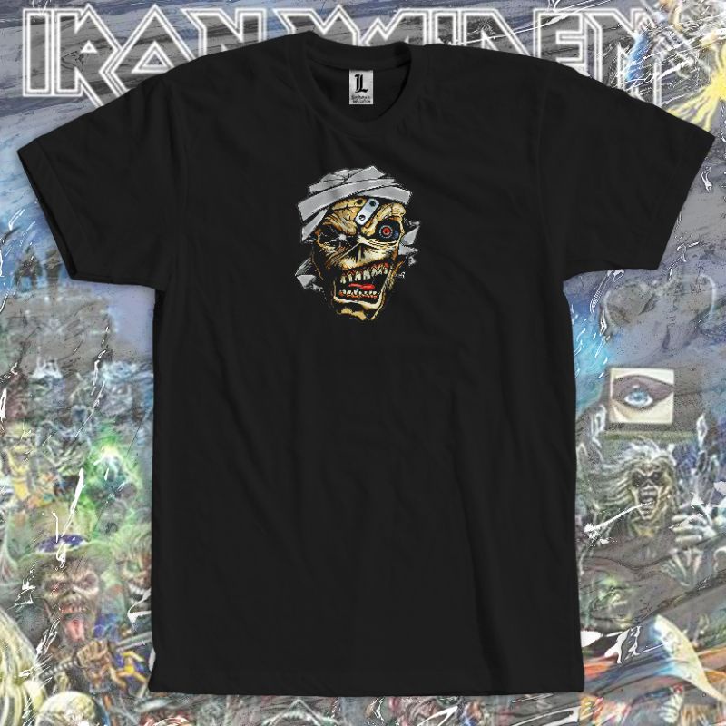 KAOS BAND IRON MAIDEN SKULL | H189 | KAOS BAND ROCK | KAOS MUSIK | KAOS BAND METAL | KAOS BAND PUNK 