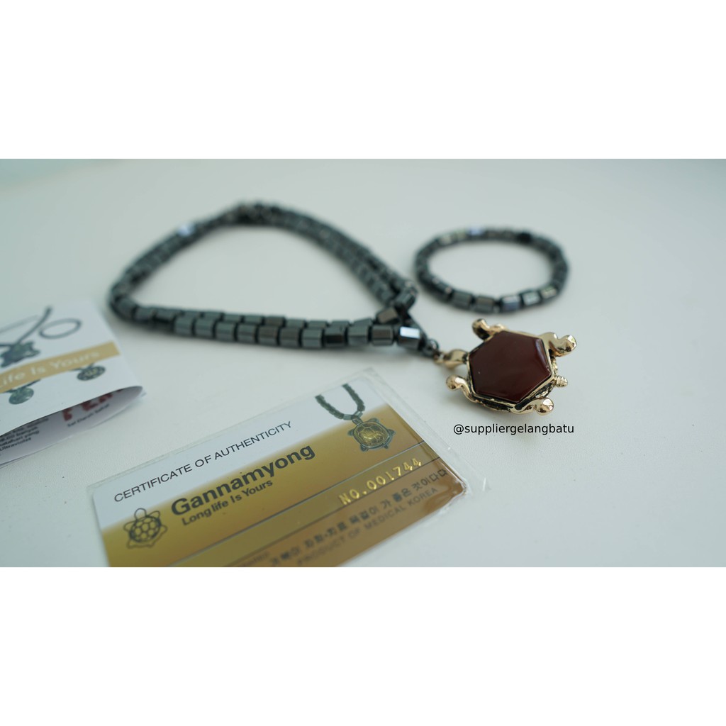 GANNAMYONG PREMIUM KALUNG KURA PARDALIS GOLD NEW MODEL BERSERTIFIKAT