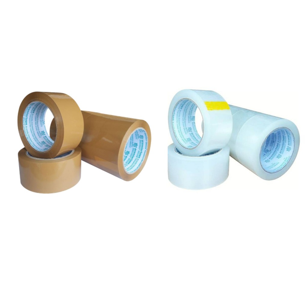 LakbaN PREMIER TAPE Isolasi Plakban 48mm 100 Yard Nachi Selotip Murah