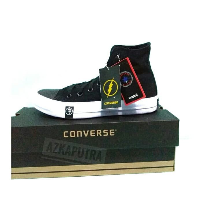 Sepatu All star Converse CT Petir hitam tinggi Premium original