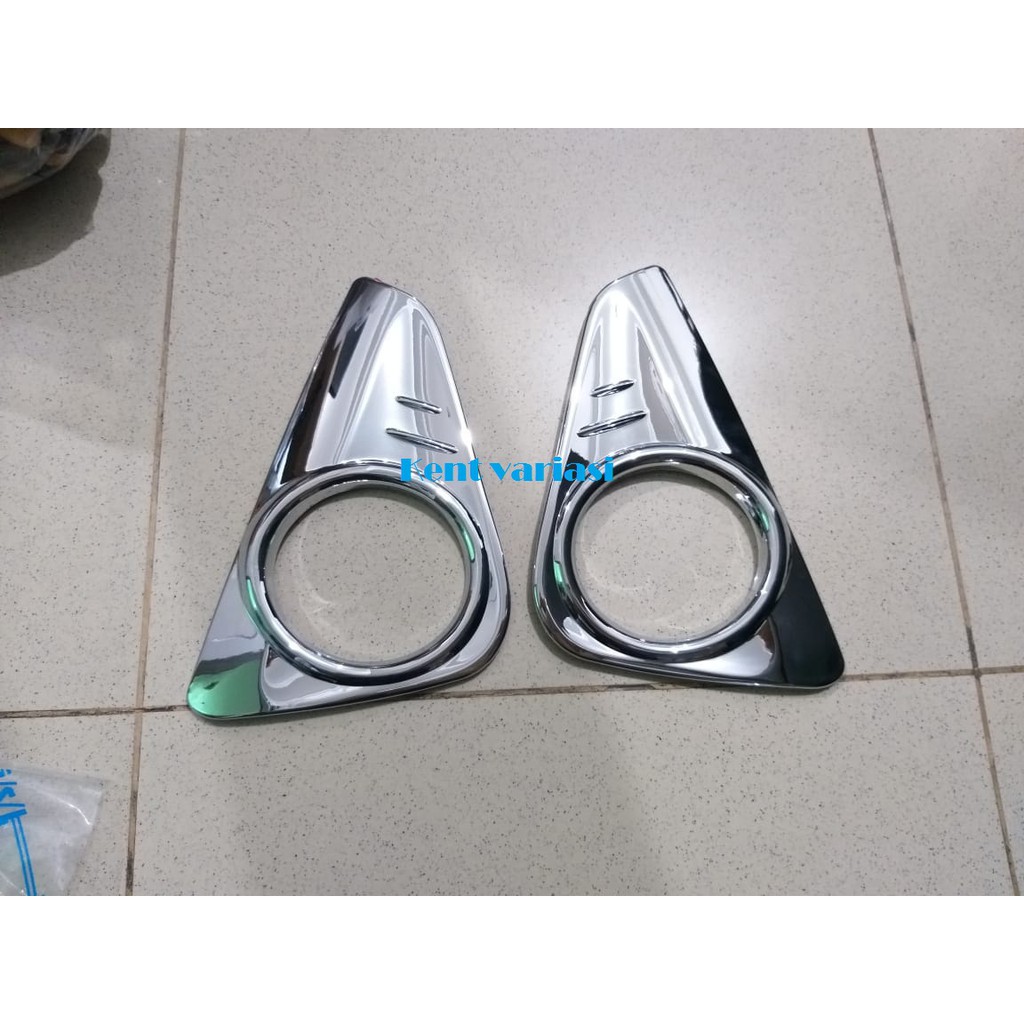 JSL Cover Fog Lamp Avanza / Xenia 2019 Fog Lamp Cover Chrome