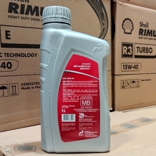 OLI MESIN MOTOR MATIC SCOOTER PERTAMINA ENDURO MATIC-G 20W-40 1 LITER