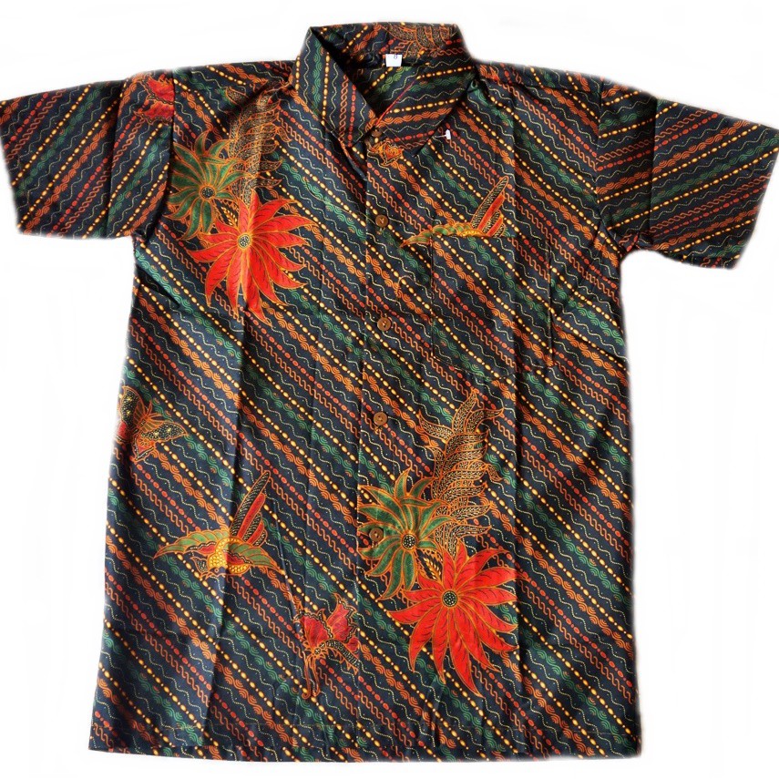 Kemeja Batik Anak  Laki Laki  Usia  1 14  Tahun  Batik Motif D 