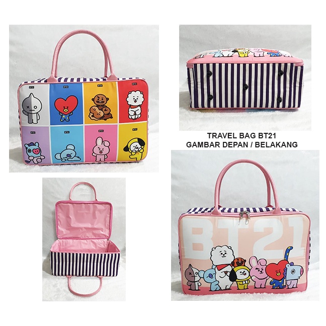 PREMIUM SALE * Tas Travel Kanvas Koper Anak Tas Jinjing Tempat Baju Anak Gambar LUCU - TRAVEL BAG PILIHAN LENGKAP