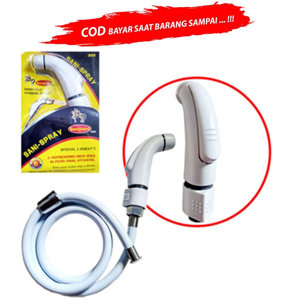 Jet Shower Kloset Toilet Closet Wasser Cebok WC Semprotan Duduk Kamar Mandi Ringan Kamar Mandi