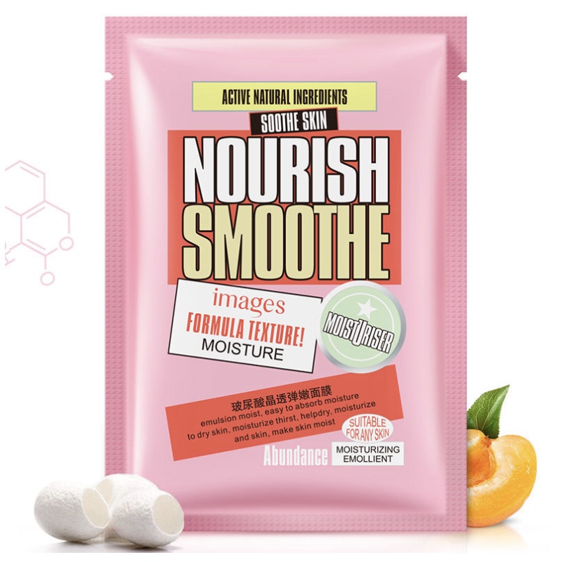 IMAGES Nourish Smoothe Moisturizing Sheet Mask Masker Wajah EM019