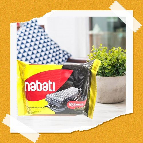 RV SNACK WAFER KRIM KEJU HITAM NABATI RICHEESE BLACK 50 GR