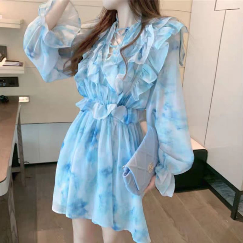 MDLV ~ 1974 SANNY TIEDYE DRESS KOREA IMPORT DRESS CANTIK DRESS PESTA DRESS PREMIUM FASHION IMPORT