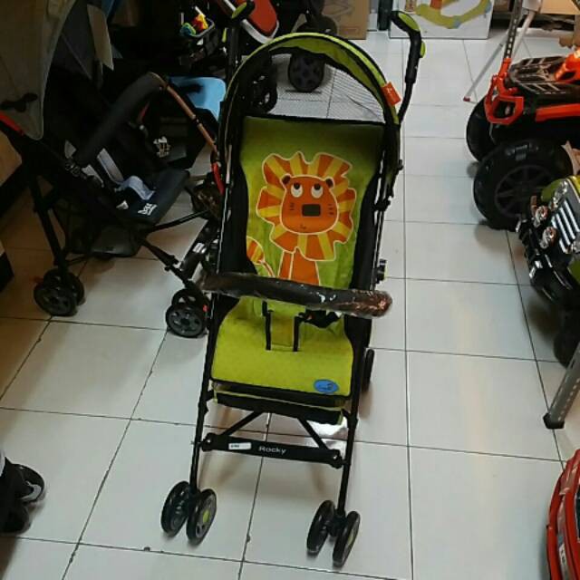 Makassar - Stroller Buggy Labeille Rocky / 3 Posisi + Kanopi Ukuran Ramping dan Ringan