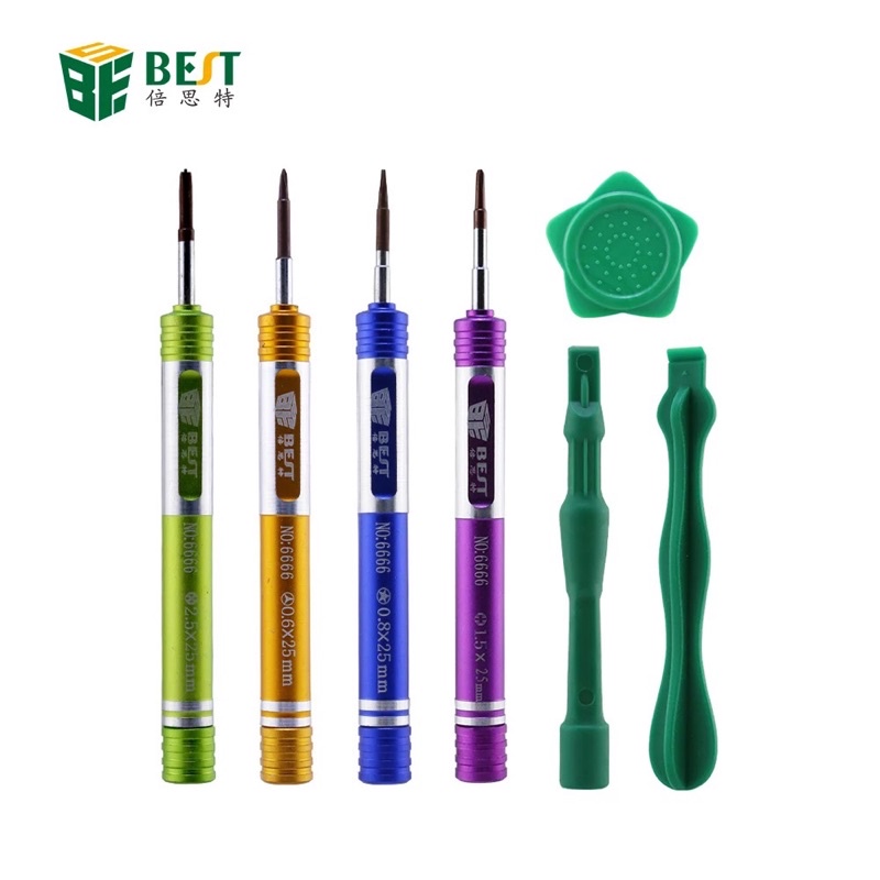 BESTOOL BST-6666 Obeng Set Y0.6 Tip Tri-points Screwdriver for iPhone7 Plus Watch Screen Disassemble