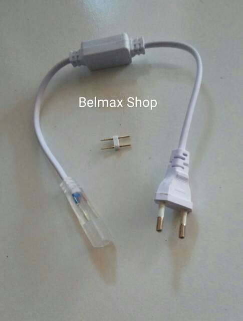 Kabel Soket Lampu Selang Led 5050 AC 220V / Soket Kabel Lampu Led Selang 5050