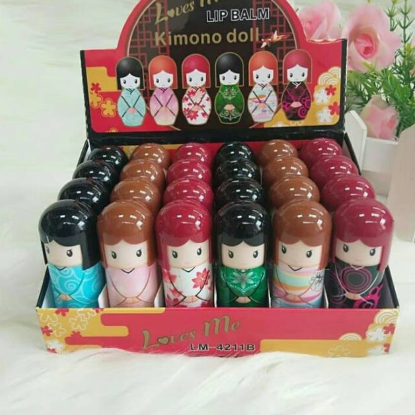 COD Termurah !!! Lipbalm Fruit Harajuku Kimono Miss Girl BPOM Lip Tint Korea / Lipgloss Lipstick Korea Liptint Lip gloss Magic Pink / Lipcream Pelembab Bibir Pemerah Bibir Pria Wanita / Bibir Merah Bibir Pink Alami Tahan Lama Make Up Kosmetik ORIGINAL