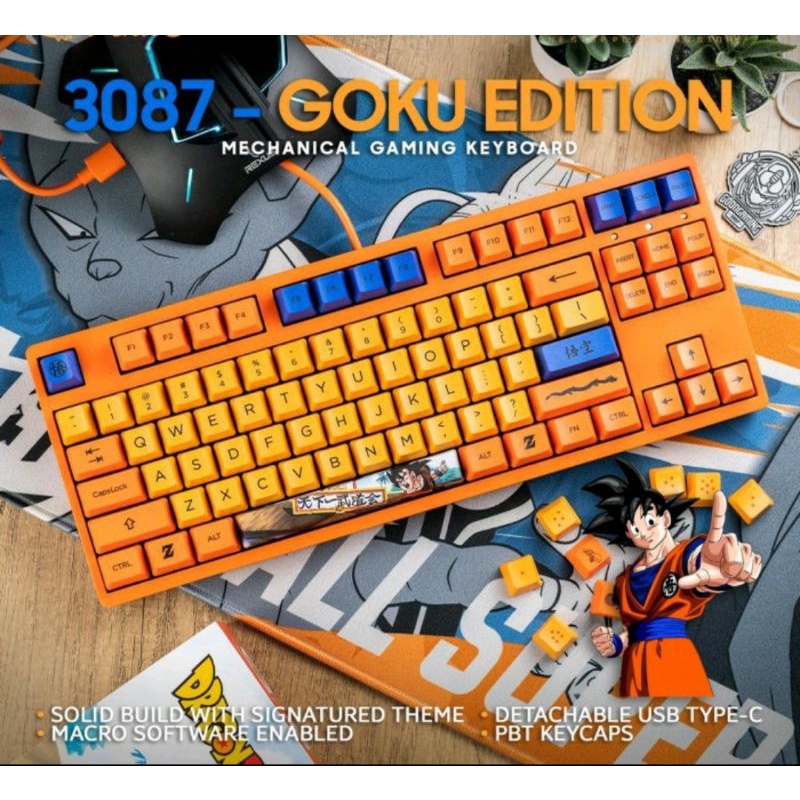 keyboard akko 3087 goku edition dragon ball z