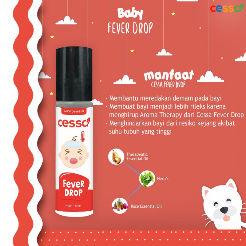 Cessa Baby Essential Oil Minyak Oles Roll On Alami Bayi 0 sd 2 Tahun