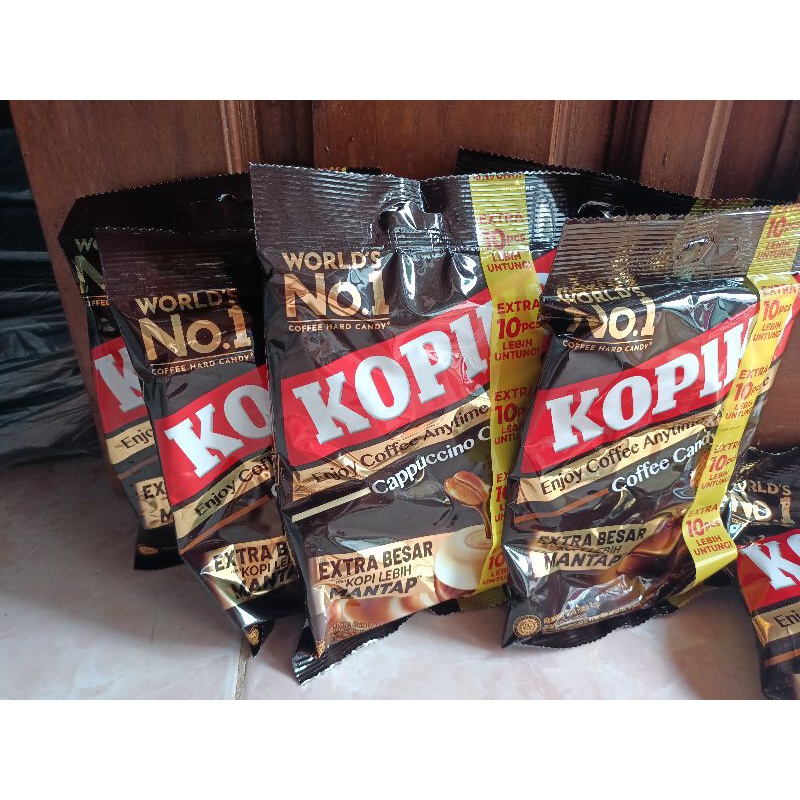 Permen Kopiko Cappuccino Candy isi 60 pcs EXTRA BESAR