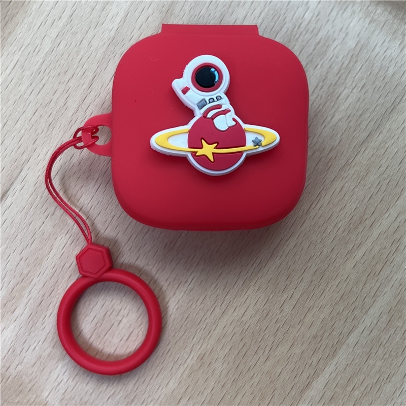 Case Pelindung Earphone Bluetooth Wireless Bahan Silikon Bentuk Kartun Astronot Untuk Haylou GT6 GT7