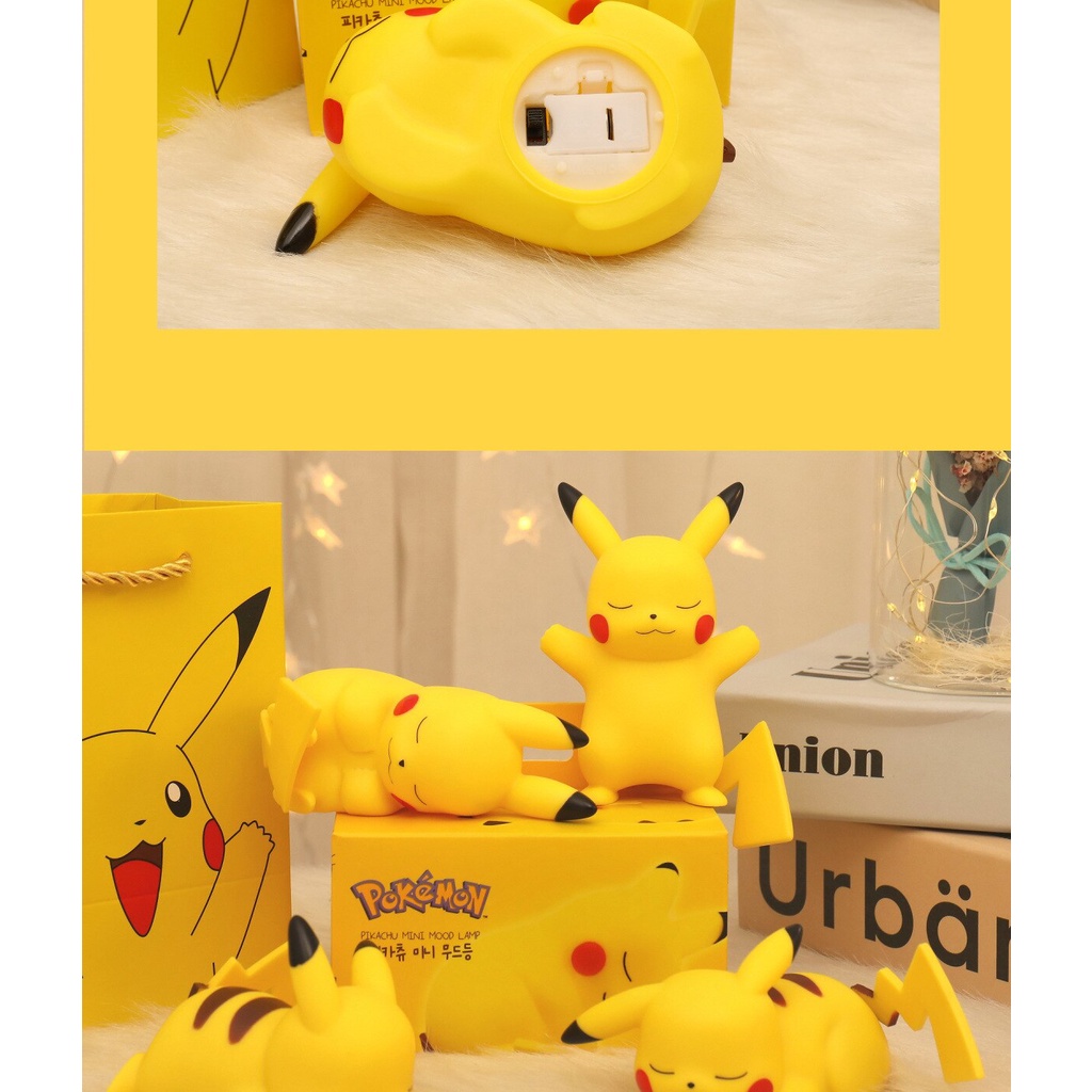 Lampu Pokemon Pikachu Mini Mood Lamp Figure Pikachu