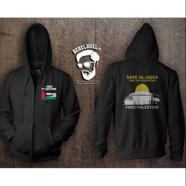 zipper/sweater/jaket keren ISLAM PALESTINA 02