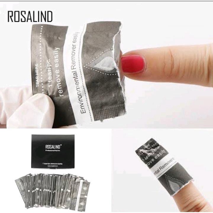 ROSALIND INSTANT WRAP REMOVER GEL POLISH /WRAP INSTAN HAPUS KUTEK GEL