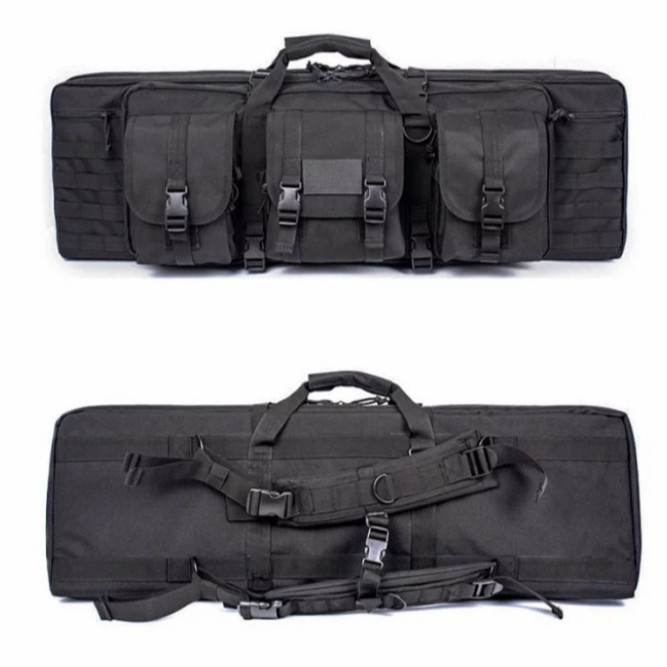 Tas Senjata Laras panjang 60-140 cm 2 kompertmen tas senapan terbaru