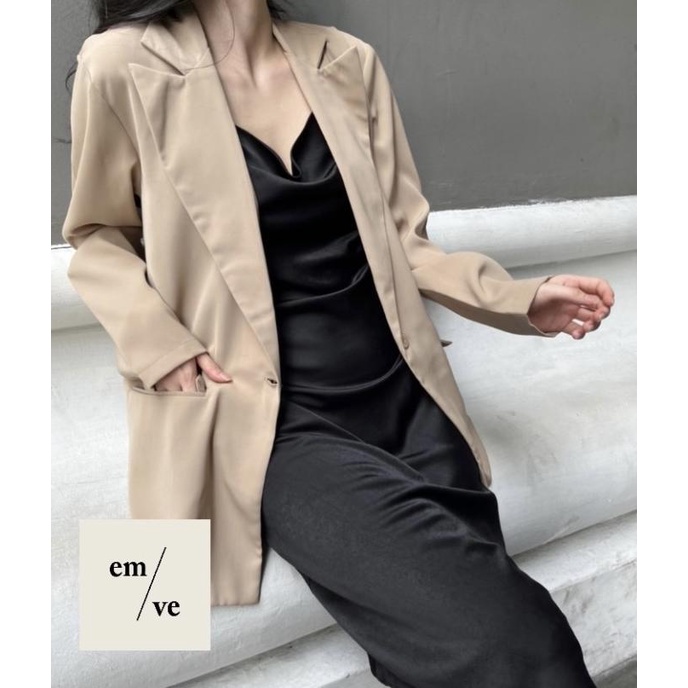 EMVE - Beau Oversize Blazer - Blazer Oversize Black