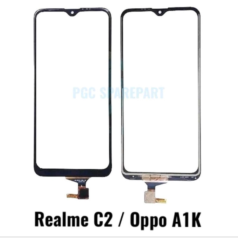 Touchscreen Layar Sentuh REALME C2 / OPPO A1K ORIGINAL