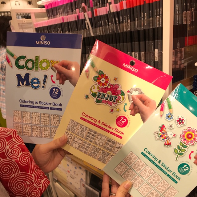 Miniso coloring & sticker book