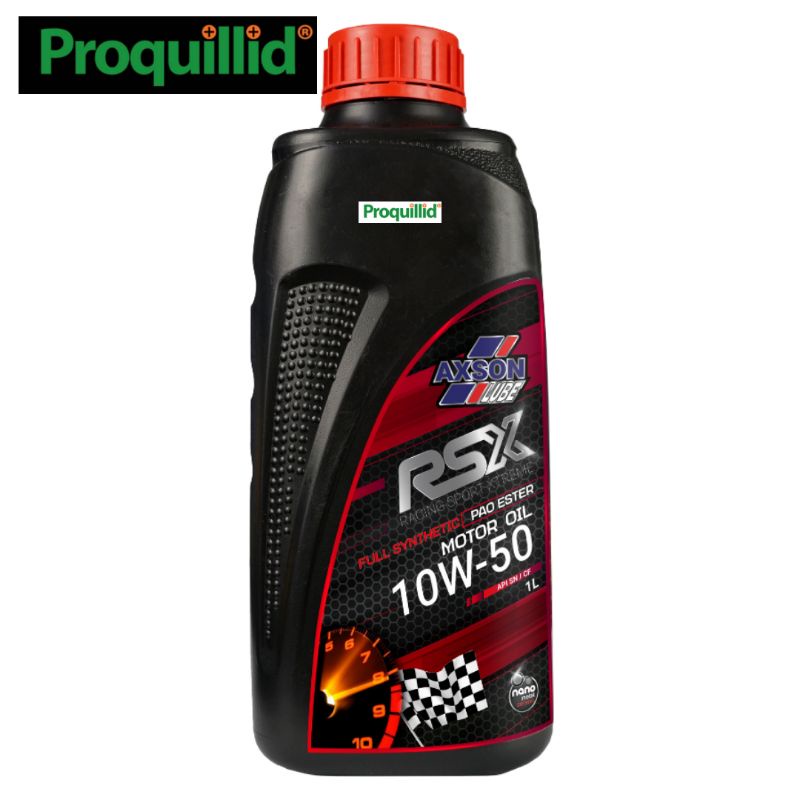 AXSON LUBE RSX FULL SYNTHETIC PAO ESTER OIL MATIC 4T SAE 10W-50 API SN/CF 1 L OLI MESIN MOTOR KOPLIN