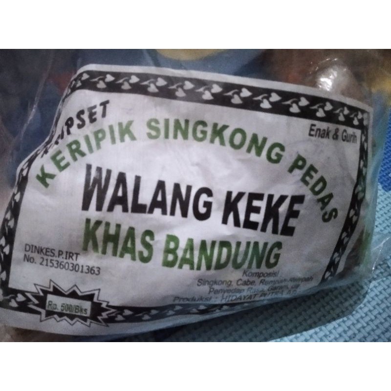 Keripik Singkong Pedas Walang Kekek