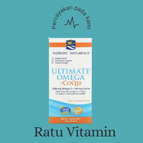 Ultimate Omega 3 Coq10 1280mg 120 Softgels