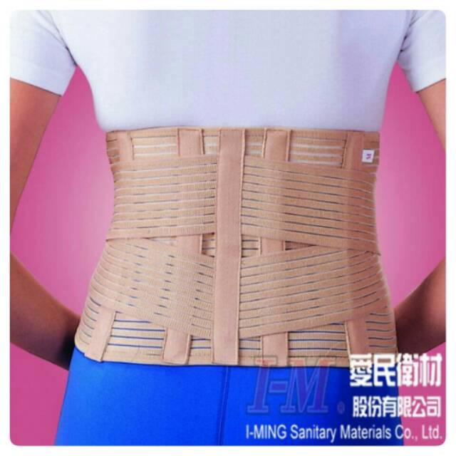DR ORTHO WB512 - ELASTIC LUMBAR SACRO SUPPORT 4 PENYANGGA BESI SARAF KEJEPIT LUMBAL TULANG BELAKANG