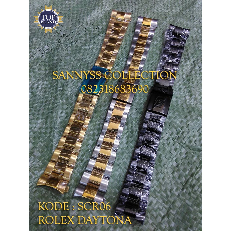 STRAP / TALI JAM ROLEX DAYTONA STAINLESS STEEL