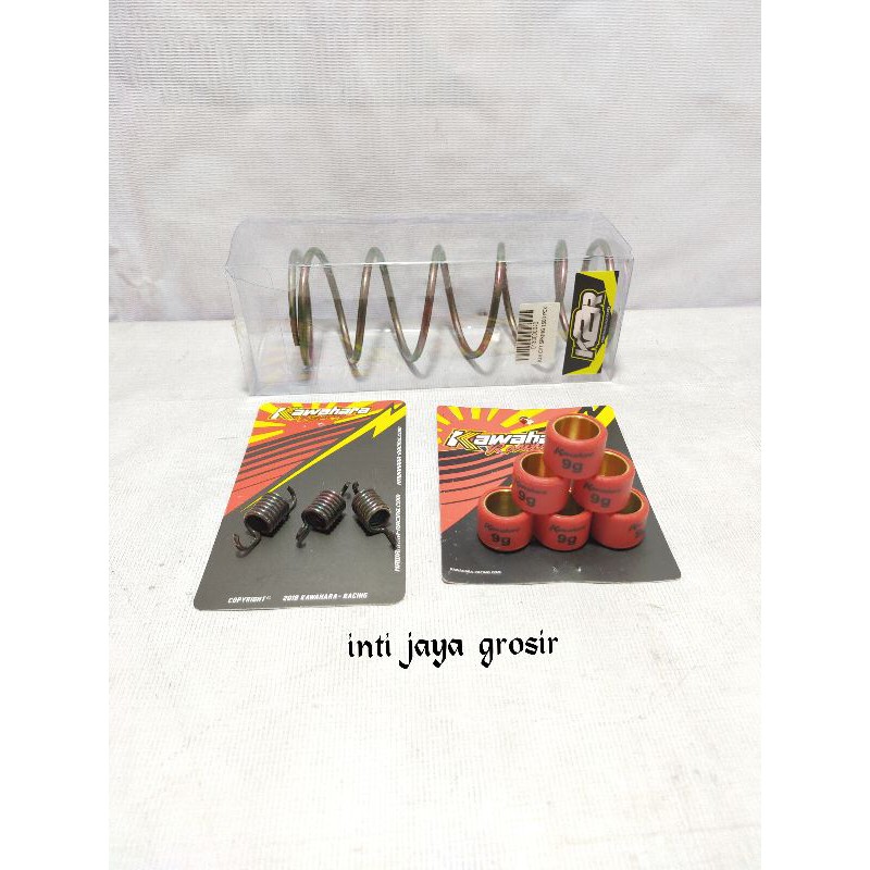 Paketan CVT Kawahara Roler Perkampas Ganda PerCVT 1500Rpm PCX150 Vario125 Vario150 Original