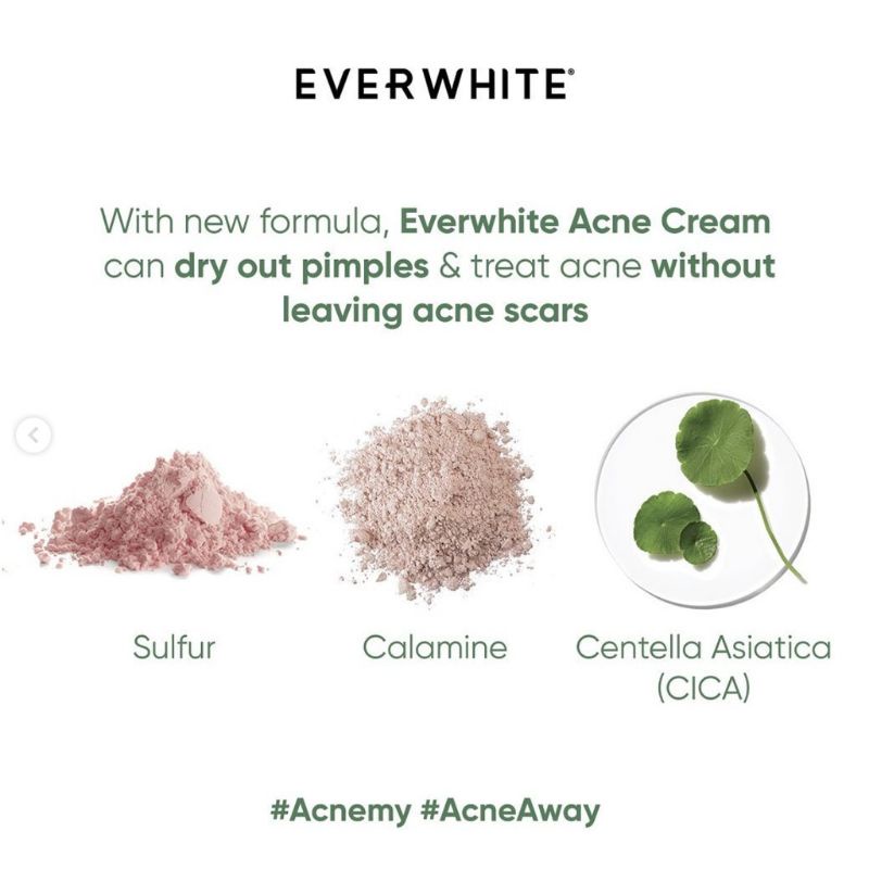 Everwhite Acnepair Cream 15gr l Acnepair Toner 100mL Acne Pair