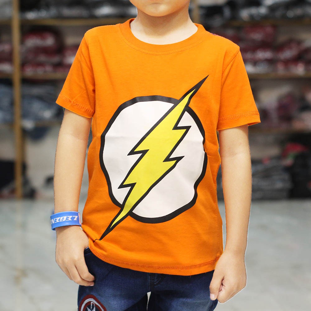 Baju Anak  flash Kaos Distro Anak Perempuan  Laki Dino 